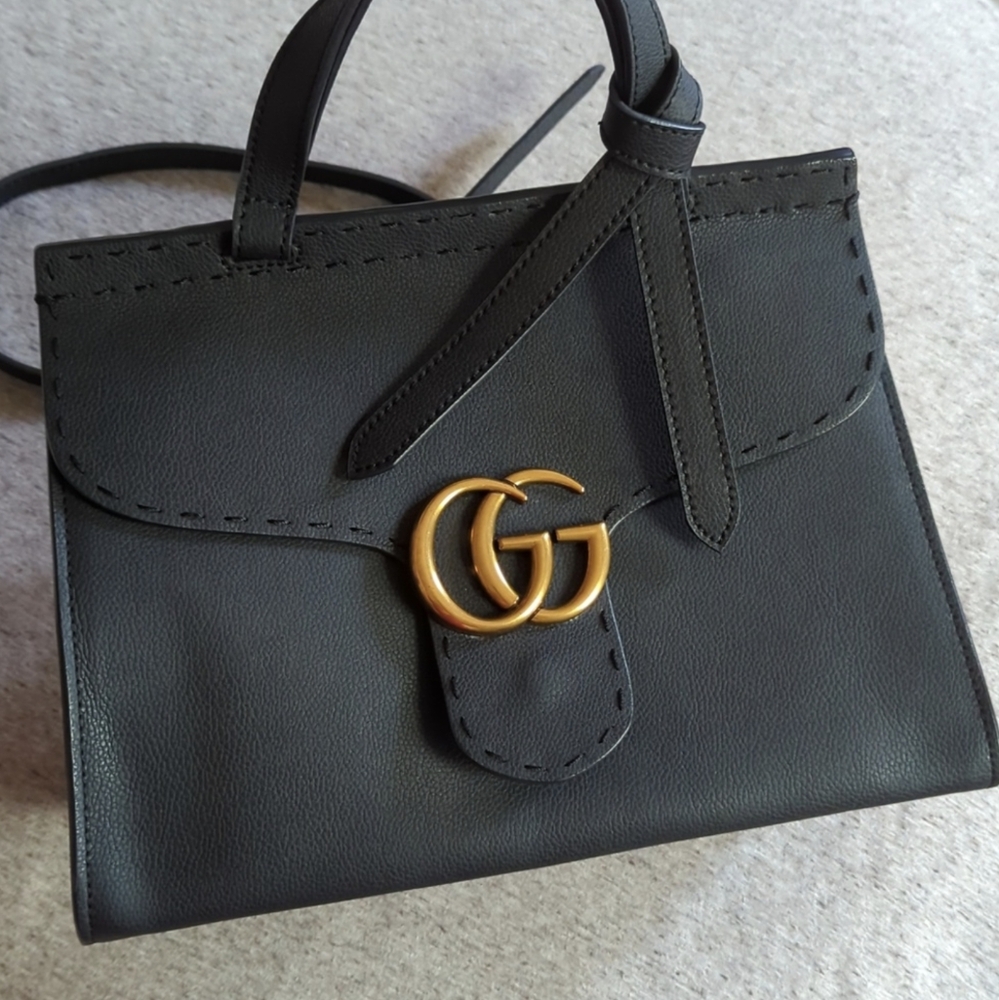 GG Marmont Top Handle Bag